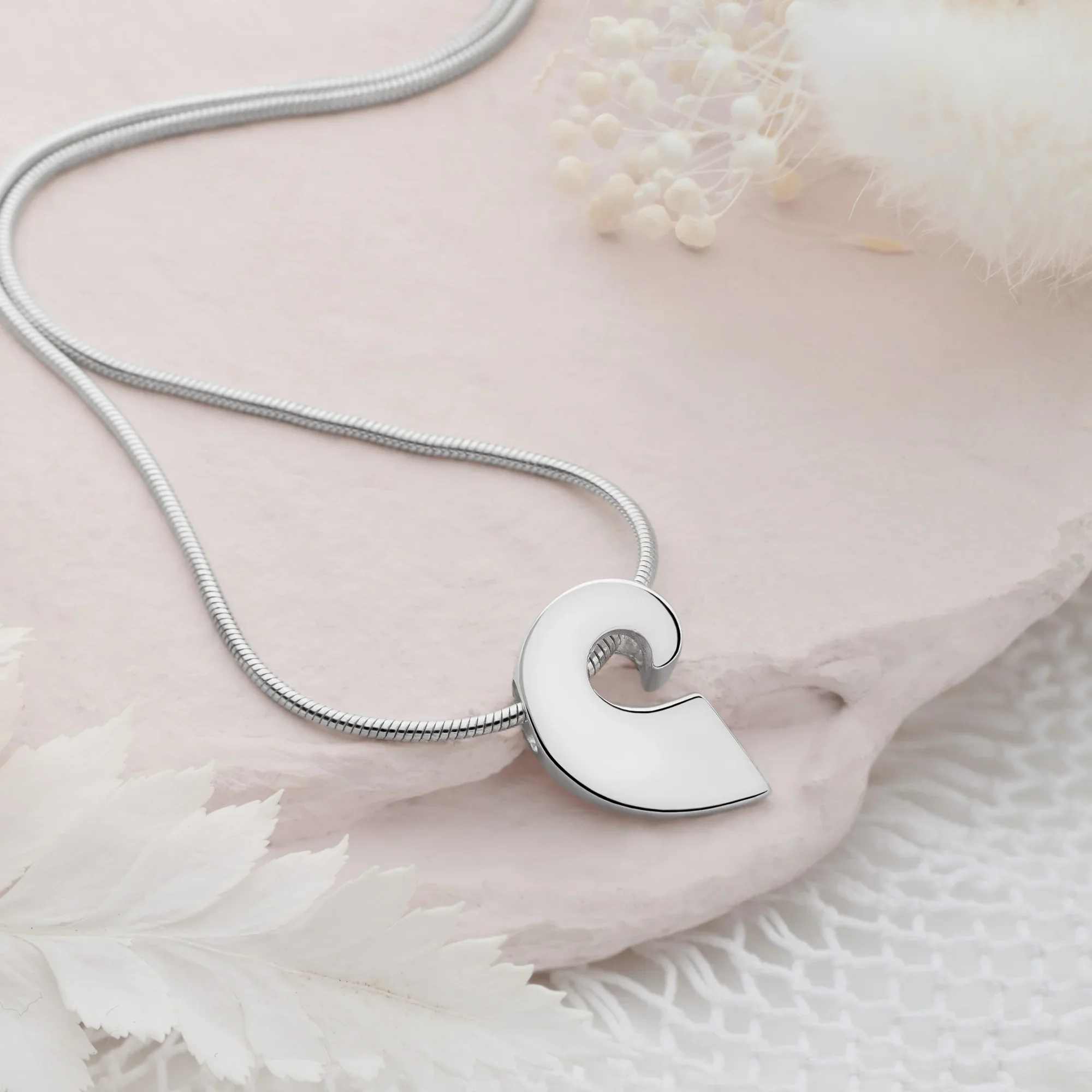 Ammonite Scroll Pendant - Image 3