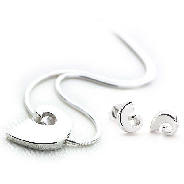 Ammonite Scroll Pendant - Image 5