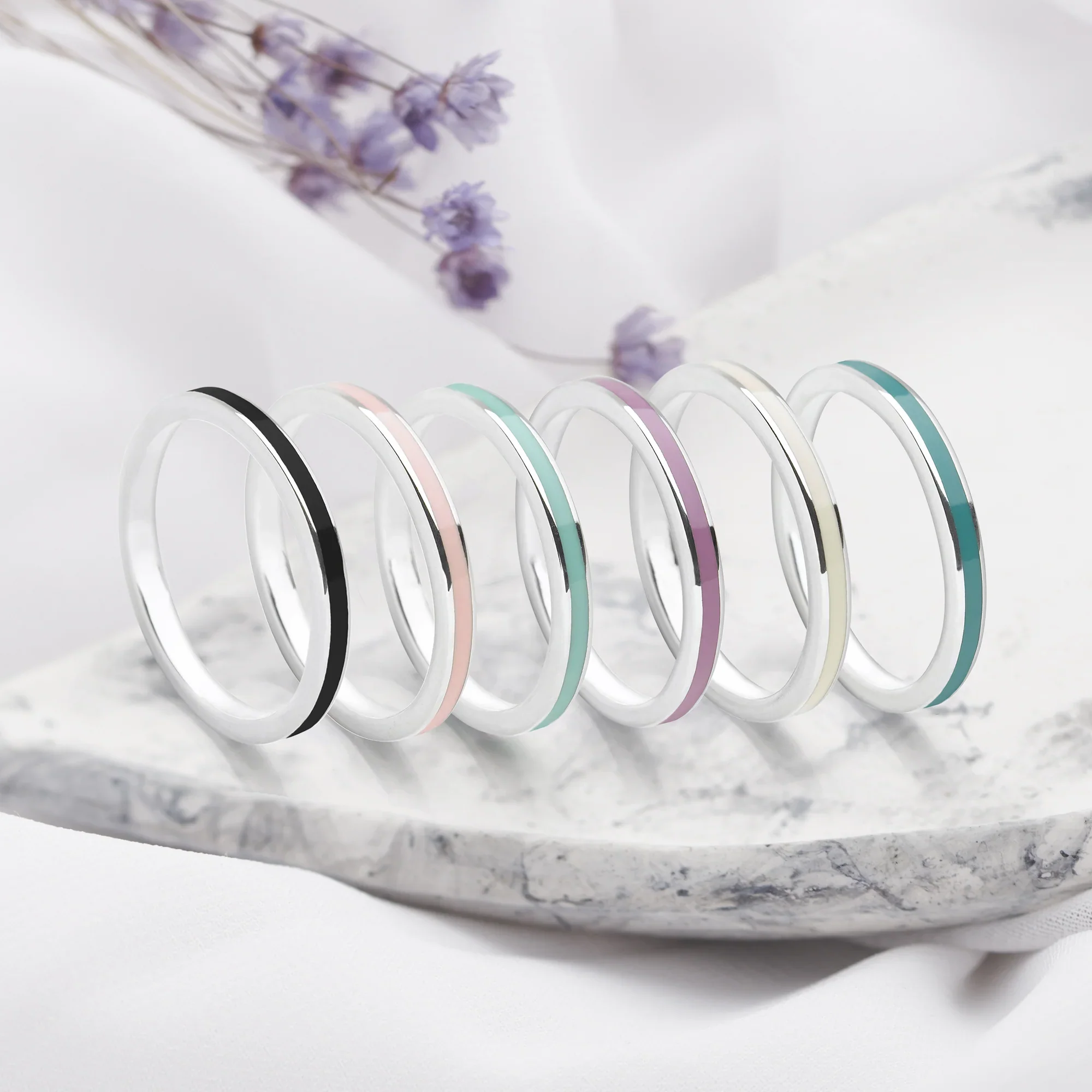 Turquoise Stacking Ring - Image 6