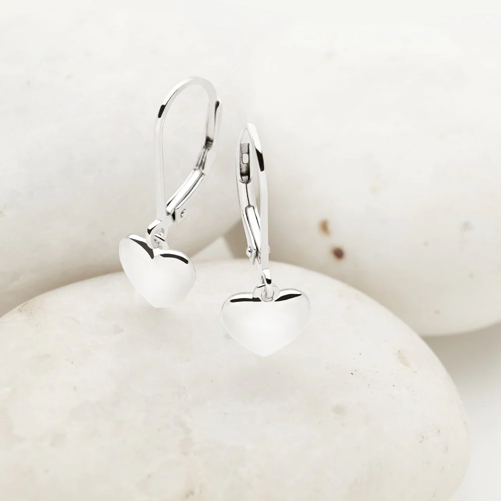 Dainty Heart Earrings - Image 3