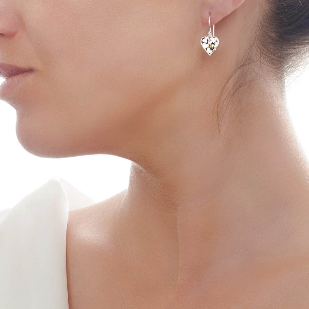 Heart of Gold Drop Earrings - Image 5