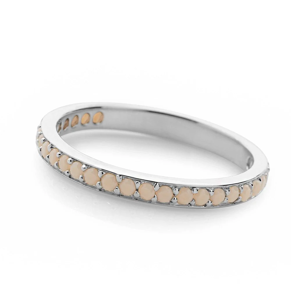 Luxurious Cream Stack Ring - Image 4