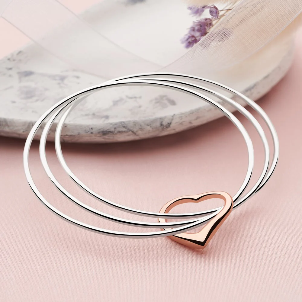 Mi Amour Heart Bangle - Image 4