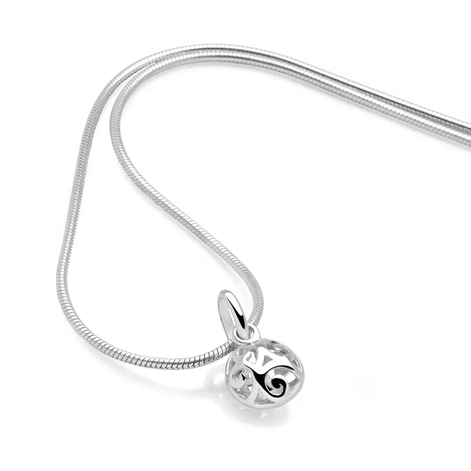 Rococo Silver Pendant - Image 3