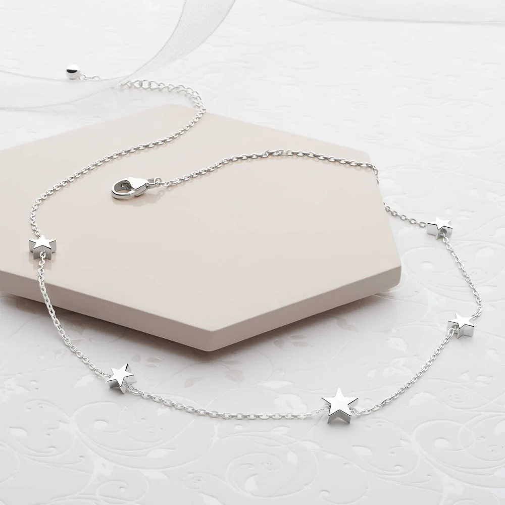 Shooting Stars Silver Necklace - Image 3