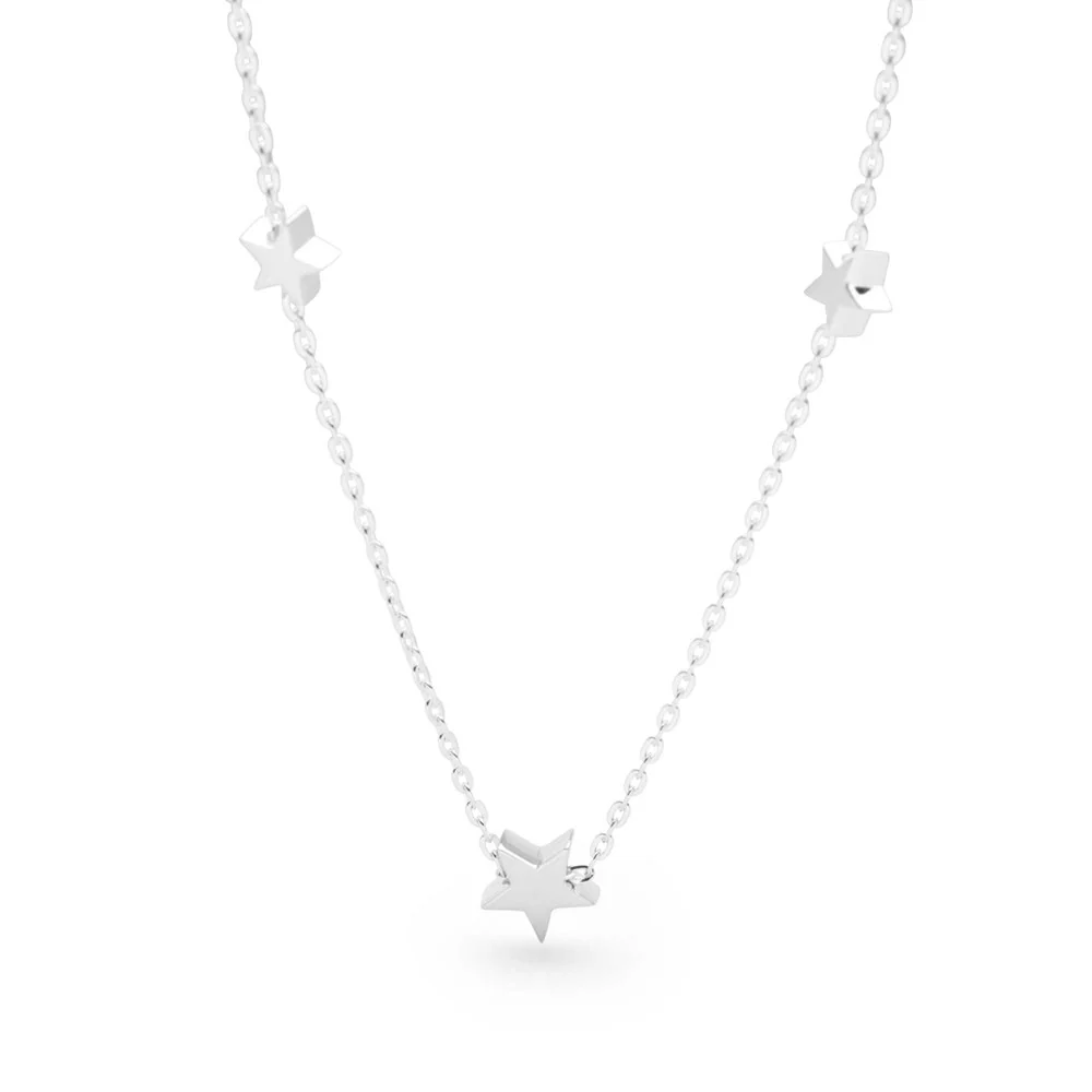 Shooting Stars Silver Necklace - Image 4