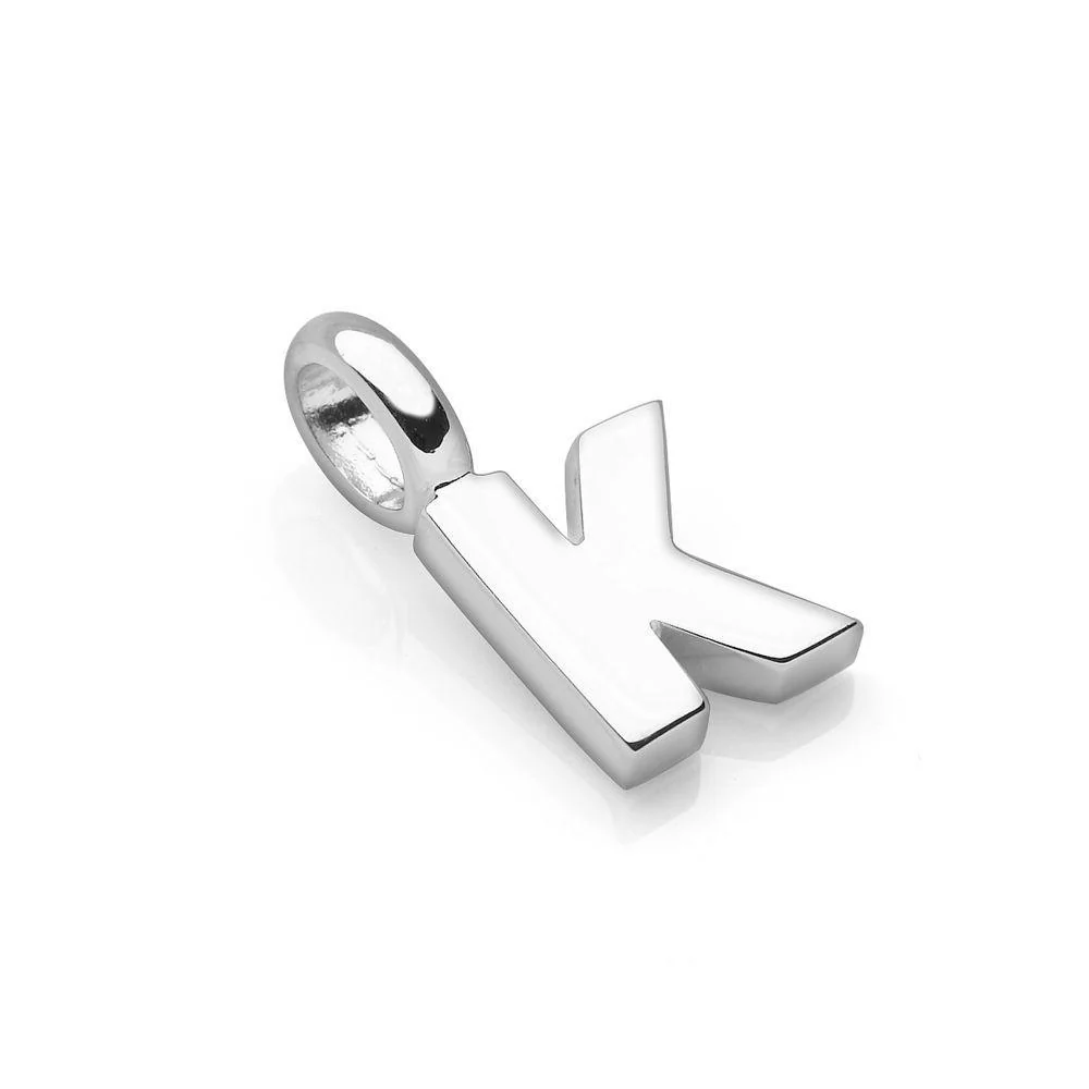 Silver Initial ID - Letter Only - Image 14