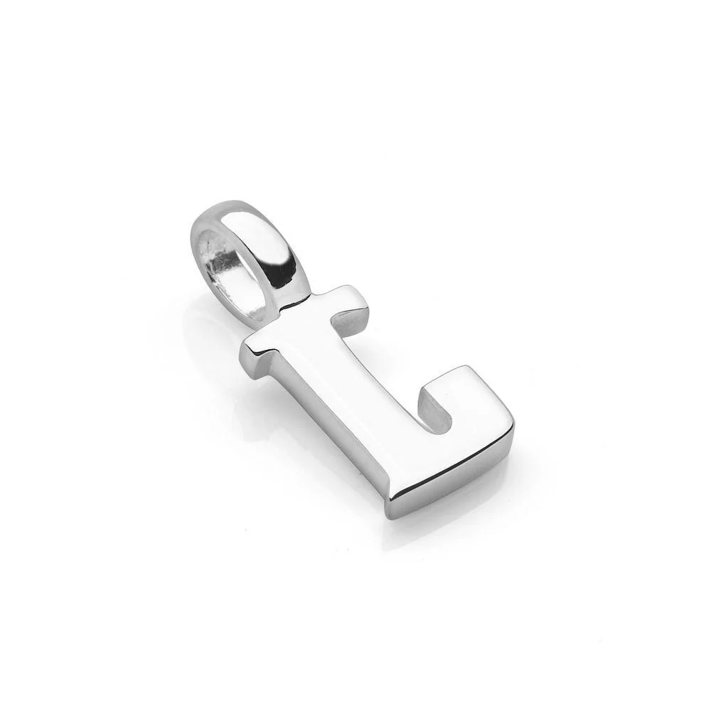 Silver Initial ID Pendant - Image 16