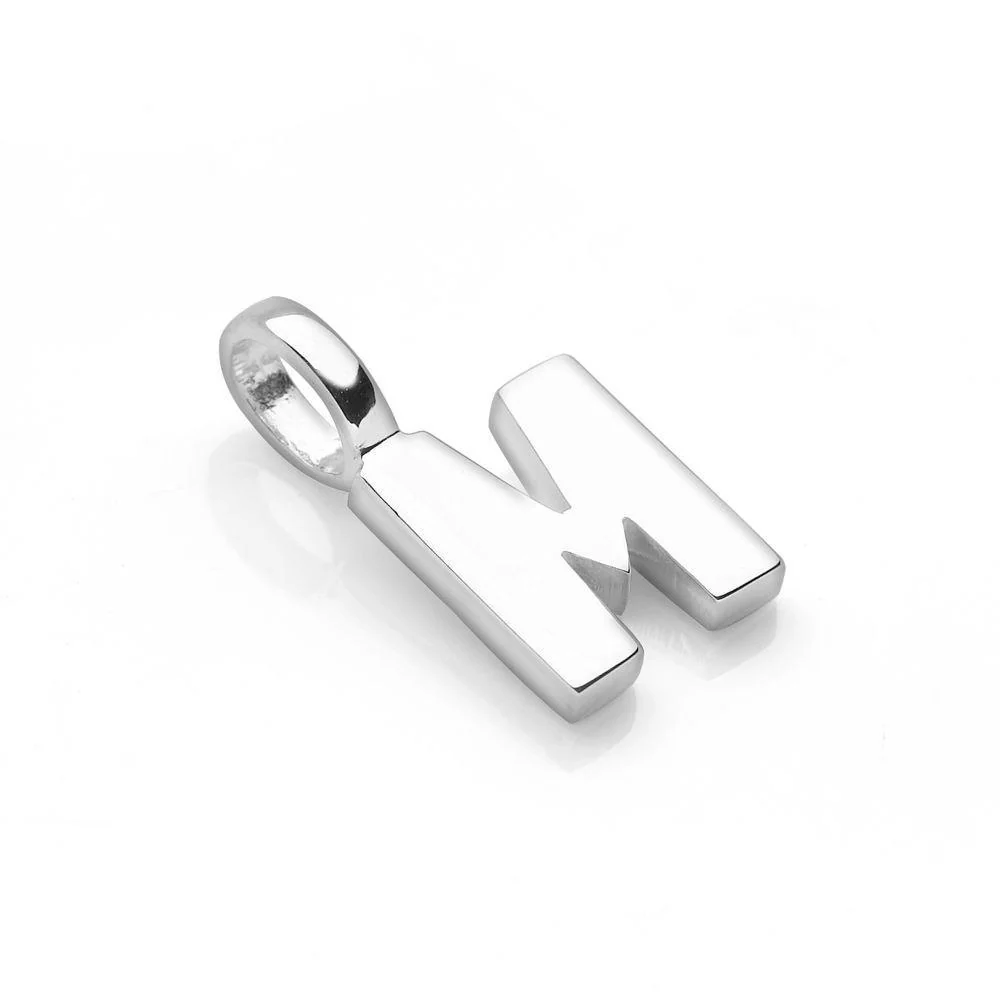 Silver Initial ID Pendant - Image 17