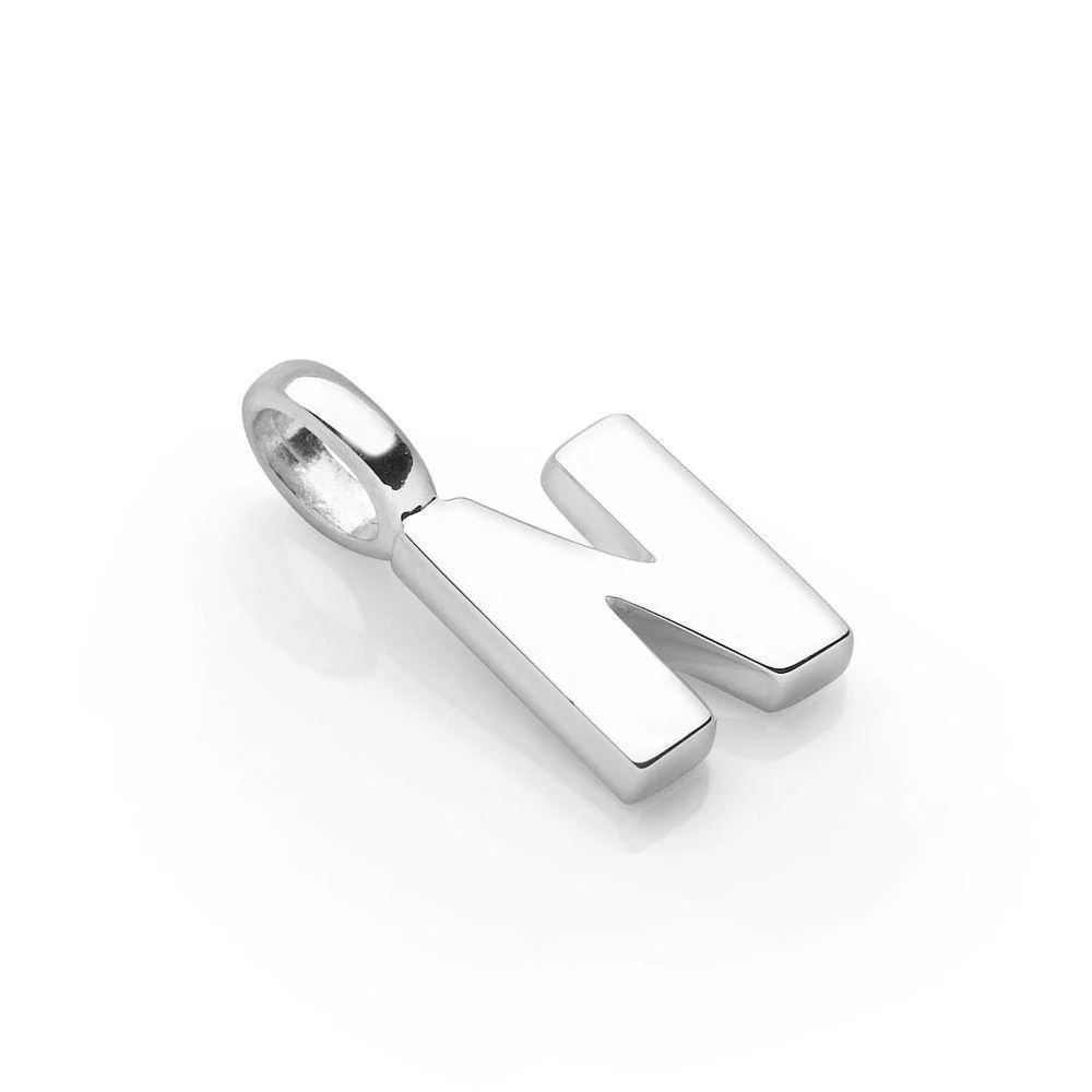 Silver Initial ID Pendant - Image 18