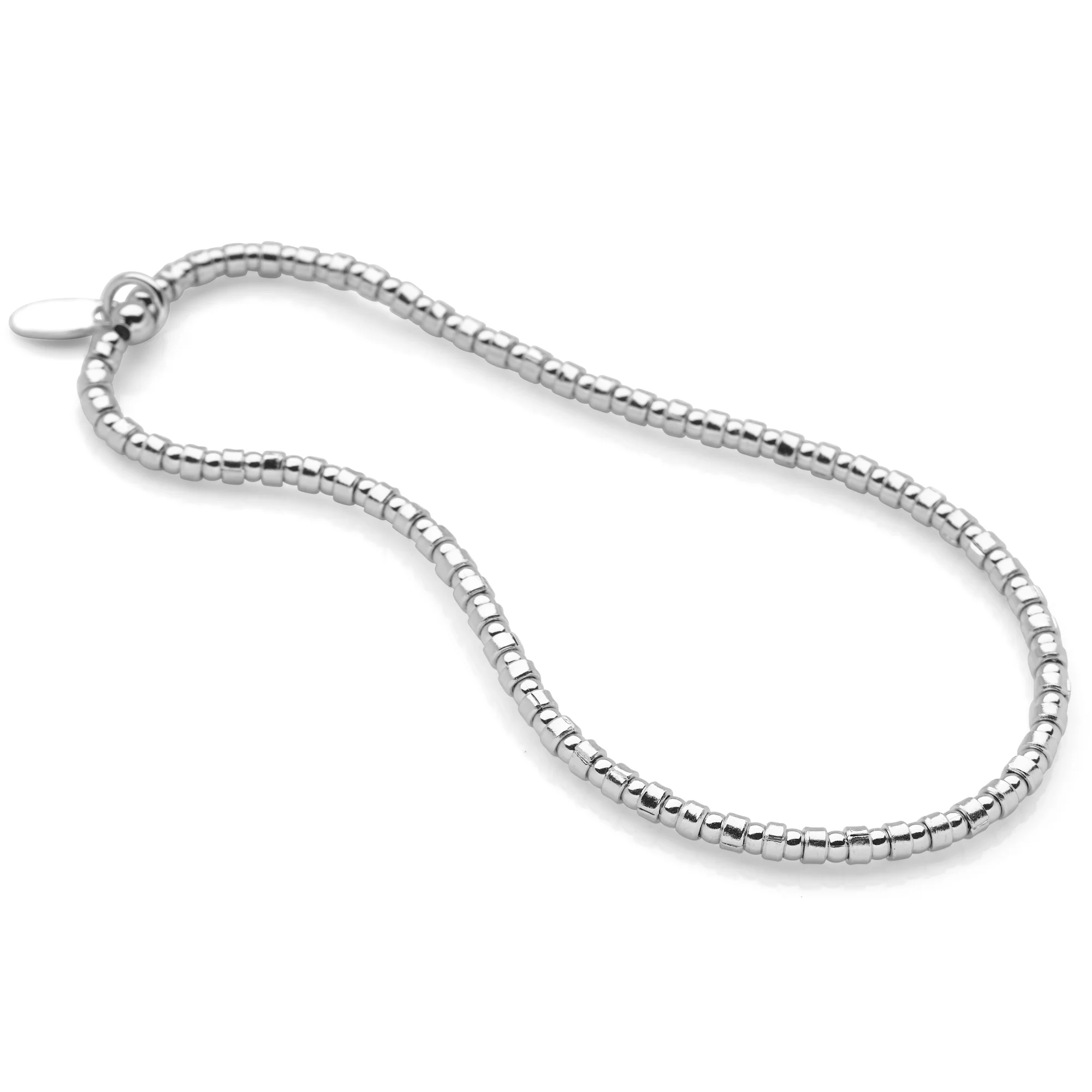 Silver Pebbles Layer Bracelet - Image 4