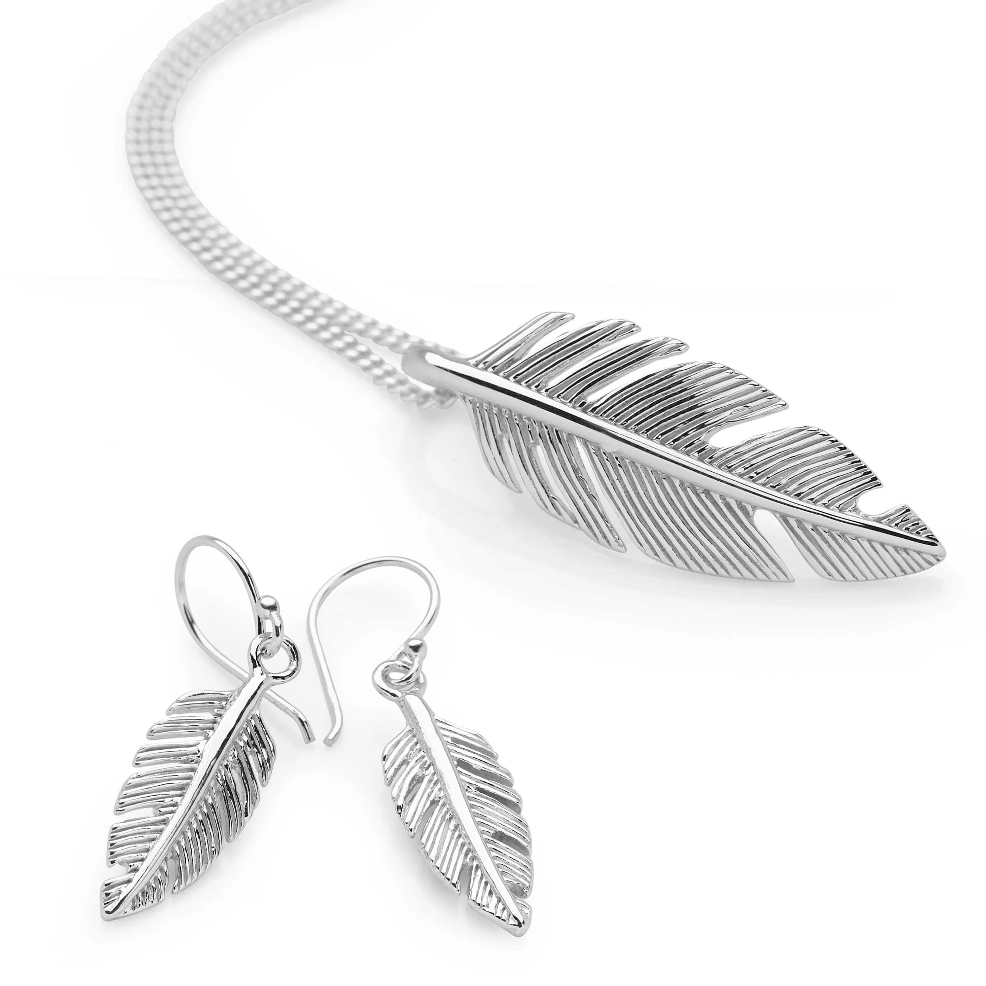 Spiritual Sky Feather Necklace - Image 4