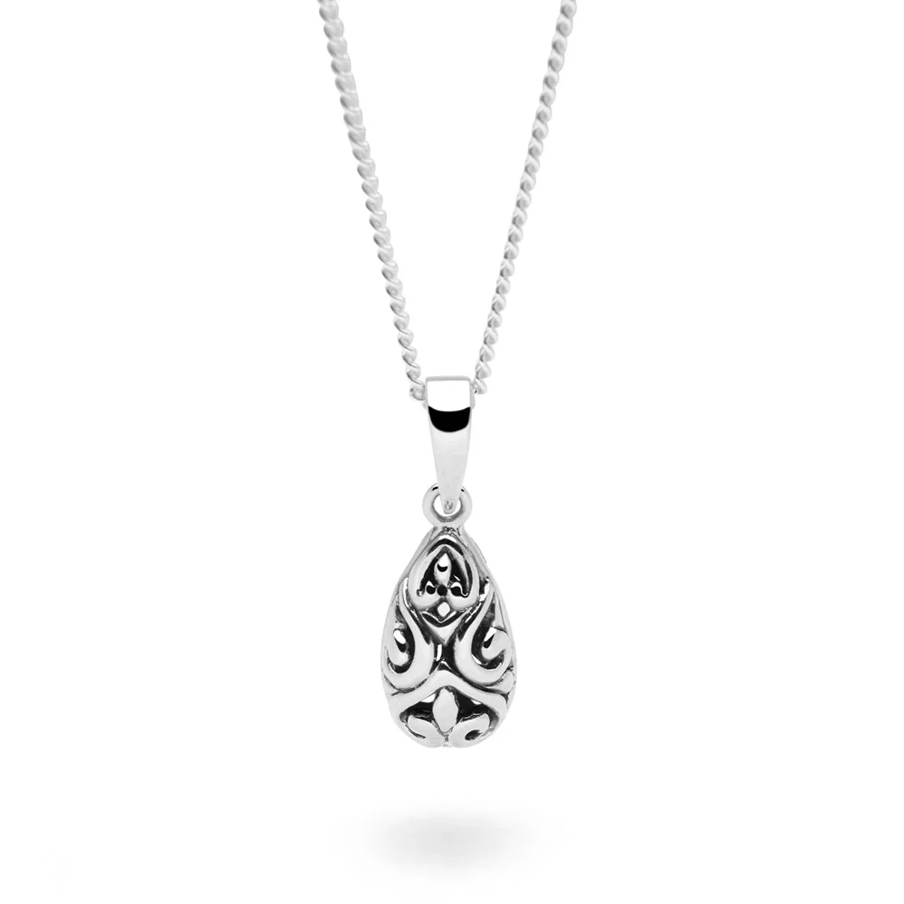 Sumatra Silver Rain Pendant - Image 3